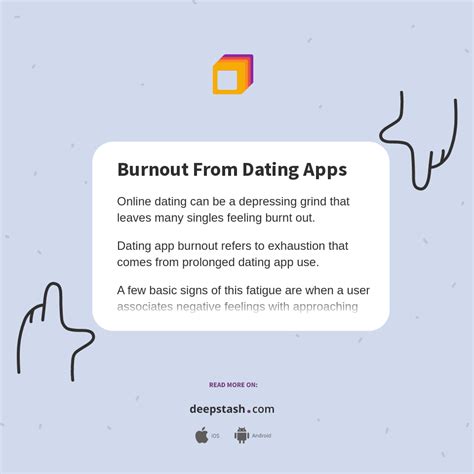 burnout dating apps